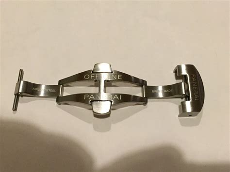 fake panerai deployant buckle|panerai buckle replacement.